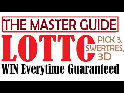 How to win the lottery - Master Guide Strategy Everytime Guaranteed (Pick 3, Swertres, all Country)