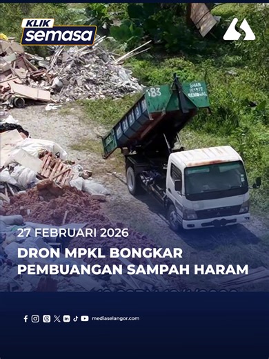 Pemantauan Majlis Perbandaran Kuala Langat (MPKL) menggunakan dron berjaya mengesan kegiatan pembuangan sampah secara haram di kawasan Bukit Changgang dan Kampung Lombong, Kuala Langat baru-baru ini. Menurut pihak berkuasa tempatan itu, dua notis kesalahan dikeluarkan masing-masing pada 8 dan 12 Januari lalu di bawah Undang-Undang Kecil 4, Undang-Undang Kecil (4) Pemungutan, Pembuangan dan Pelupusan Sampah Sarap MDKL 2007. #mediaselangor #klikselangor #MPKL #sampahharam