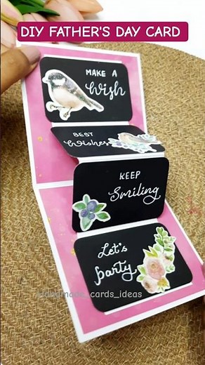 DIY POP-UP CARD for Father's Day ❤️ l Handmade cards ideas #diy #shorts #fathersday #papercraft