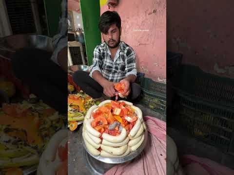 Agra most famous mix fruit juice made with hygiene || Indian street food ||