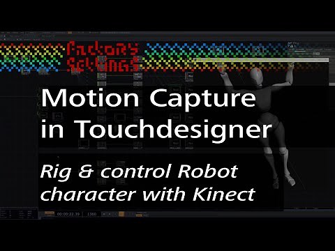 Control a Mixamo robot in Touchdesigner with a Kinect V2