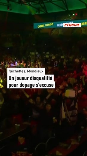Dom Taylor a fait la une ce week-end avec son contrôle positif qui l'a disqualifié des Mondiaux de fléchettes. Le joueur a expliqué sa version dans un texte touchant sur Facebook | L'EQUIPE