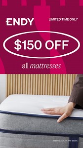 29K views | Your best sleep (and savings) yet. Get $150 off any Endy mattress—the best in Canadian-made comfort. | Endy | Facebook