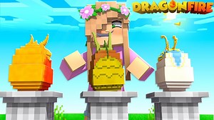 CAN WE GET 3 RARE NEW DRAGON SKINS?! | Minecraft DragonFire The Corruption | Little Kelly