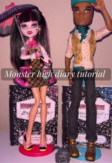 Monster High Diary Tutorial: Create Your Own