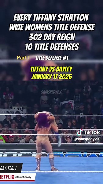 Did Tiffany Have A Good WWE Womens Title Reign? #fyp #wwe #wrestlingtiktok #wrestletok #tiffanystratton