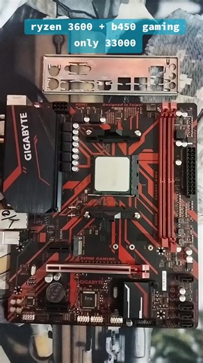 Ryzen 5 3600 and Gigabyte B450M Gaming for 33000