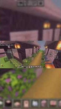 Village Cherry part 2🌸 #minecraft #minecraftbuilding