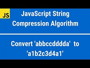 JavaScript String Compression Algorithm: Convert 'abbccdddda' to 'a1b2c3d4a1'