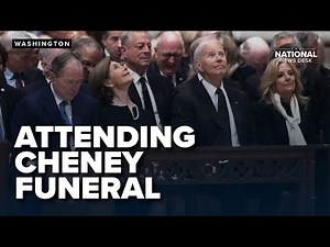 Biden, Bush & Harris: Former presidents, vice presidents attend Dick Cheney funeral
