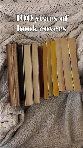 📚From 2000s to 1900s! 100 YEARS OF BOOK COVERS