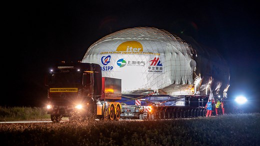 440-ton field coil box delivered for world’s largest fusion magnet system
