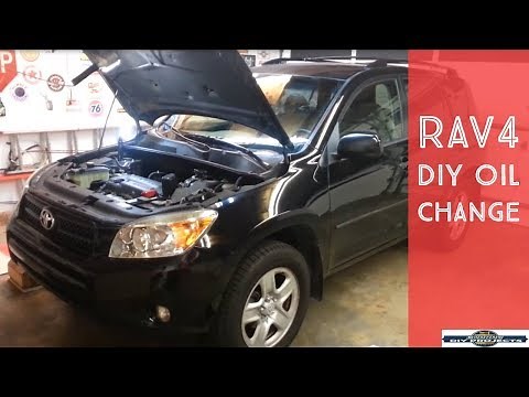 How to Oil Change Toyota Rav4 / 2006 - 2012 Rav4 Oil and Filter Change