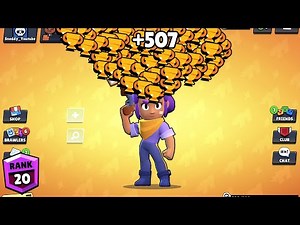 LEVEL 1 SHELLY NONSTOP to 500 TROPHIES! Brawl Stars