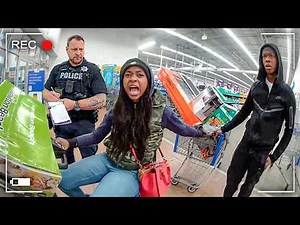 Cops BUST Shoplifters Stealing Like They Own The Store