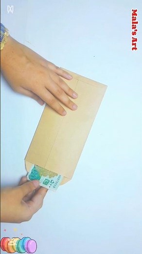 How To Make Envelope Using A4 Size Paper 💌 | Envelope Making Ideas| Easy Envelope Card | Mala's Art🎨