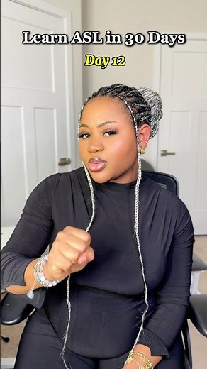 Learn ASL in 30 days- Day 12| Beginner friendly. #asl