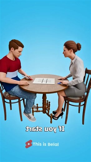 ​টিক-ট্যাক-টো খেলায় জেতার গোপন ট্রিক! ❌⭕ | How To Win Tic-Tac-Toe #shorts