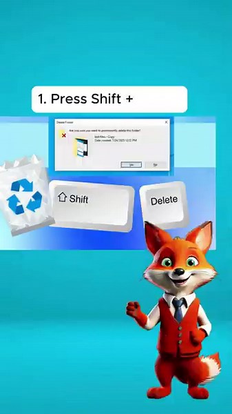 How to Permanently Delete Files on PC?#shorts #deletefiles
