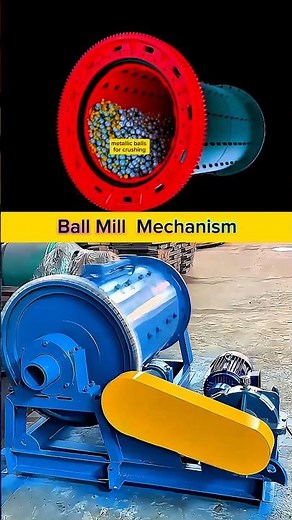 Ball Mill Mechanism | How Grinding Balls Crush and Mix Materials Inside the Rotating Drum