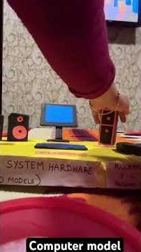 3D model computer system basic idea craft making for juniors part3