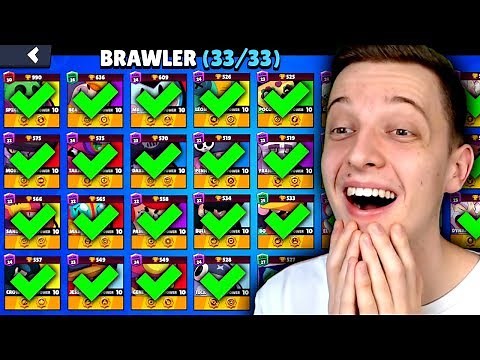 ALLE 33 BRAWLER IN 1 VIDEO SPIELEN! 😯 Brawl Stars deutsch
