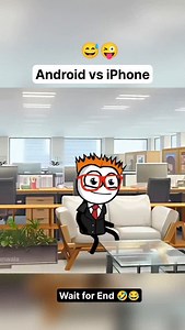 48K views · 1.2K reactions | Android vs Iphone 藍 @isachinawasthi . . Please  Like  Share ❤️ Comment and Follow . #mobile #comparing #android #iphone #fun #phone #apple #funny #comedy #funnyvideo #cartoon #2danimation | Cartoon Wala | Facebook