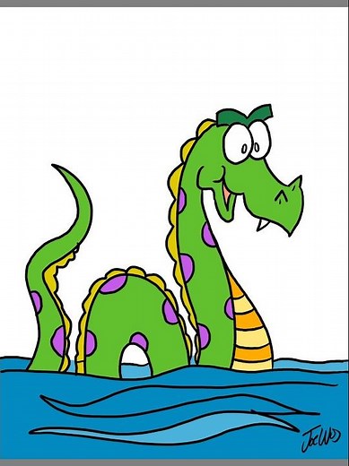 Loch Ness monster quick draw #lochness #nessie