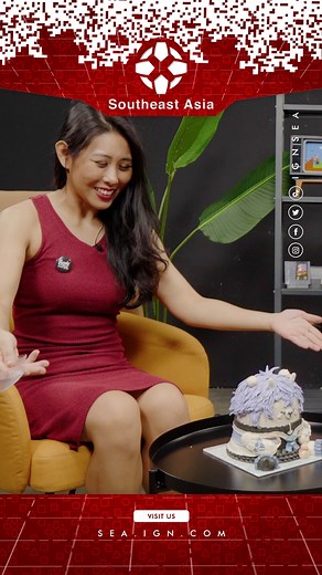 Celebrating Honkai Star Rail's launch with Bailu's voice actress Su Ling Chan and cake #honkaistarrail #hoyoverse #mihoyo #SEAPower #mobilegame #voiceactor #sulingchan #ignsea | IGN Southeast Asia