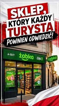 Żabka,Poland's most iconic shop,a shop every tourist should visit when in Poland #poland