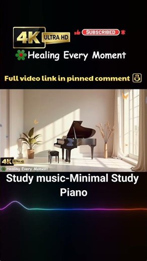 No Ads | 🎹 Minimal Piano Study Music | 10 hours | 10.1