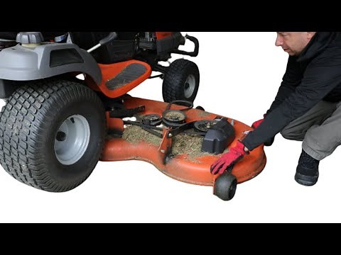►Riding Tractor Deck Removal Highlights - Husqvarna