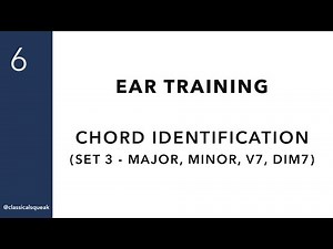 RCM Level 6 Chords (Ear Training - Major, Minor, Dominant Seventh, Diminished Seventh) | Set 3