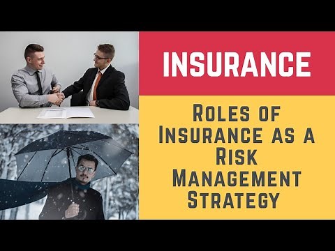 Roles of Insurance as a Risk Management Strategy (Insurance & insurance a risk management strategy)