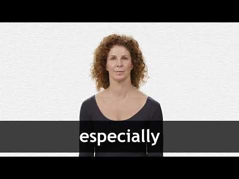 How to pronounce ESPECIALLY in American English