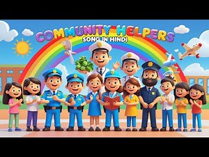 Community Helpers Song in Hindi | Nursery Rhymes for Kids | Doctor, Police, Pilot & More #ROPOTUNES