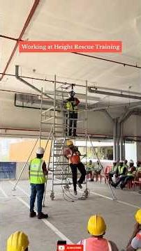 Empowering Workers with Working at Height Rescue Skills in Hindi. #shortvideo #awarnessvideo #safety