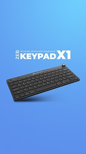 60K views · 82 reactions | Get your hands on the ZEBRONICS KEYPAD X1 Wireless Bluetooth Keyboard: The ultimate tool for Mac, Android, and Windows users. Seamlessly switch between devices and enjoy convenient multimedia controls. ⌨️ Ready to increase your everyday productivity?  #Zebronics #ZebKeypadX1 #WirelessKeyboard | Zebronics | Facebook