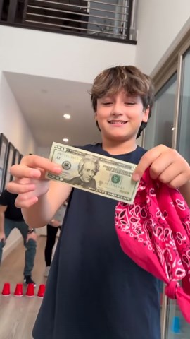 Blindfold Party Cup Stomp Challenge With the Whole Family