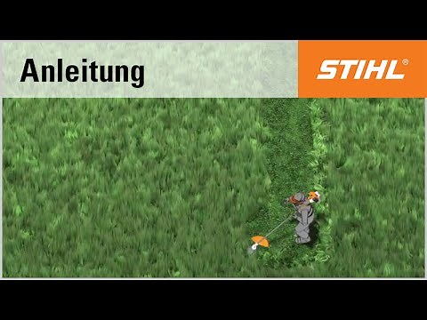 Mähtechnik-Tipp: Mähen von großen Flächen mit einer STIHL Motorsense