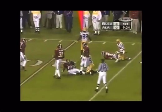 Our LSU football flashbacks today are celebrating the 2003 National Championship Team. And today’s shoutout is local. In LSU’s win over Alabama in 2003, Skyler Green nearly housed a punt. Guess what? Skyler Green is now in the Bayou Region as an assistant coach at Thibodaux. | By-U Sports