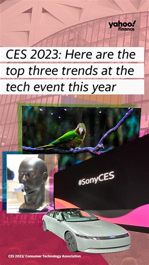 Yahoo Finance Senior Reporter Alexandra Garfinkle discusses the top three trends during this year’s Consumer Electronics Show in Las Vegas, Nevada on January 5, 2022. https://yhoo.it/3GVjNMZ #yahoofinance #tech #CES2023 #consumerelectronics #electronics #technews | Yahoo Finance
