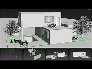 3ds Max Simple House Tutorial with Exercise file