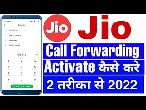 how to activate call forwarding on jio number !! jio call forwarding code