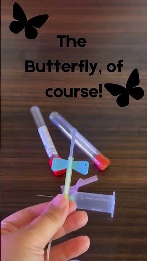 Pediatric Blood Draw: Straight or Butterfly Needle? #phlebotomy #phleblife #phlebotomist