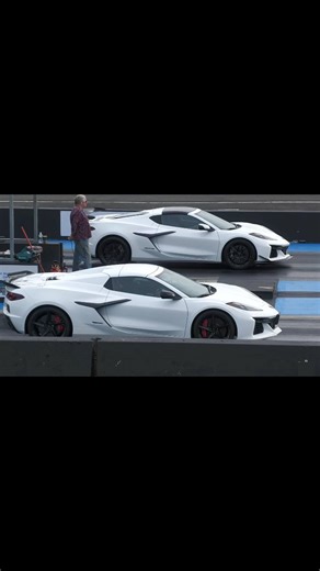 Chevy Corvette E-Ray vs C8 Z06 #corvette #chevrolet #c8 #z06 #supercars #dragrace #cars | Wheels