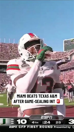 Miami Football Advances to Cotton Bowl After Big Win