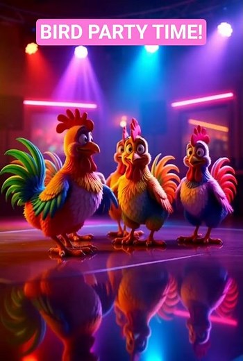 Crazy Cartoon Birds Throw a Dance Party!