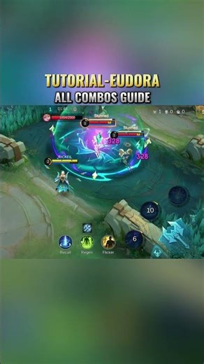 EUDORA ALL COMBOS GUIDE MOBILE LEGENDS #MLBBGoldenMonth #MLBBCreator