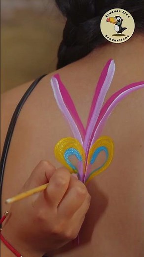 ASMR body painting & relaxation massage with soft whispering sounds by María Elisa